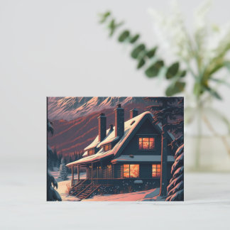 Holiday Cheer mit Wintery Postcard Postkarte