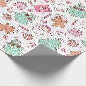 Holiday Cheer Nurse Edition Geschenkpapier (Ecke)