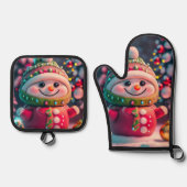 Holiday Cheer Ofenhandschuh & Topflappen-Set (Vorderseite)