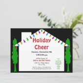 Holiday Cheer Open House Einladung (Stehend Vorderseite)