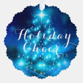 Holiday Cheer Ornament Karte (Rückseite)