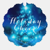 Holiday Cheer Ornament Karte (Vorderseite)