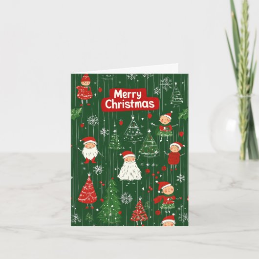 Holiday Cheer Parade Feiertagskarte (Vorderseite)