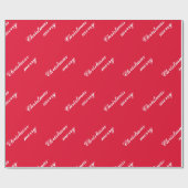Holiday Cheer Patterned Christmas Festive Gift Geschenkpapier (Flach)