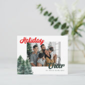 Holiday Cheer Postkarte (Stehend Vorderseite)
