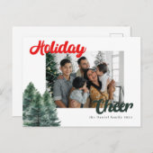 Holiday Cheer Postkarte (Vorne/Hinten)