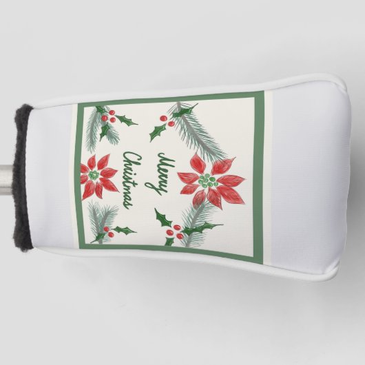 Holiday Cheer Putter Abdeckung Golf Headcover (Vorderseite)