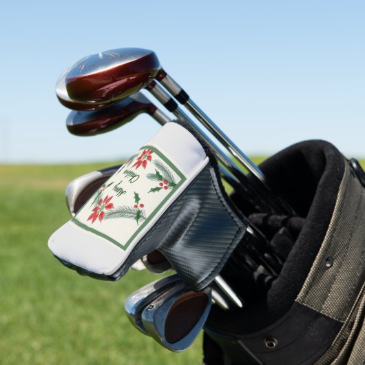 Holiday Cheer Putter Abdeckung Golf Headcover (In Situ)
