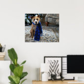 Holiday Cheer von Pit Bull Rescue Dog Poster (Heimbüro)