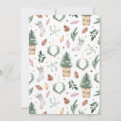 Holiday Cheer | Weihnachtsessen Party Einladung (Rückseite)