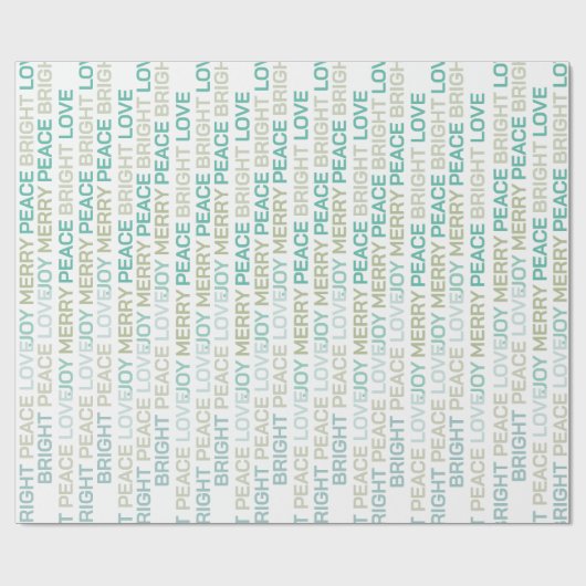 Holiday Cheer - Weißes Papier Geschenkpapier (Flach)