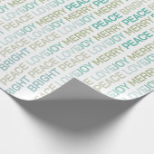 Holiday Cheer - Weißes Papier Geschenkpapier (Ecke)