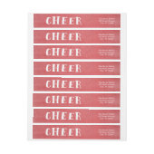 Holiday Cheer Wraparound Holiday Address Labels (Bogen)