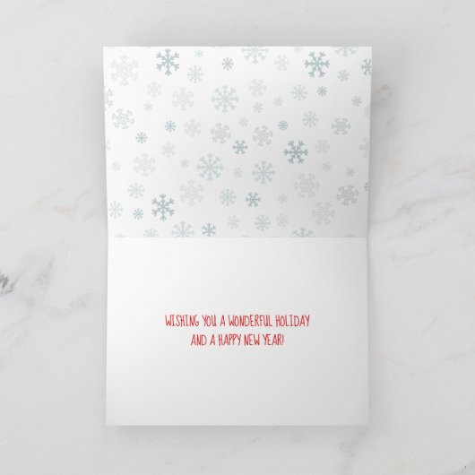 Holiday Cheers Card Karte (Innenseite)