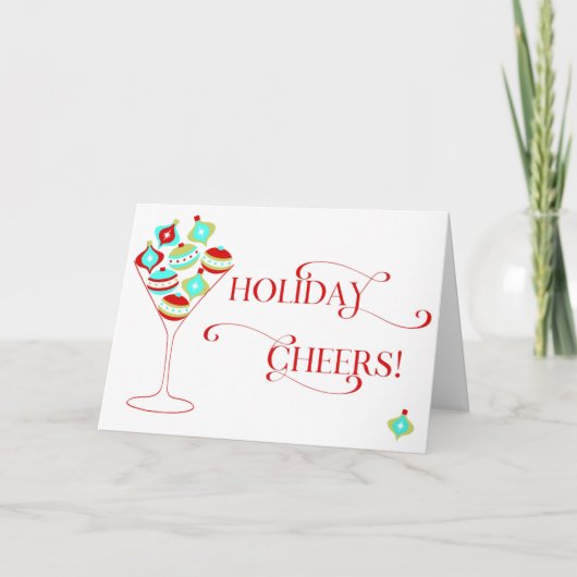 Holiday Cheers Card Karte (Vorderseite)