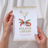 Holiday Cheers Cocktail Martini Weihnachten