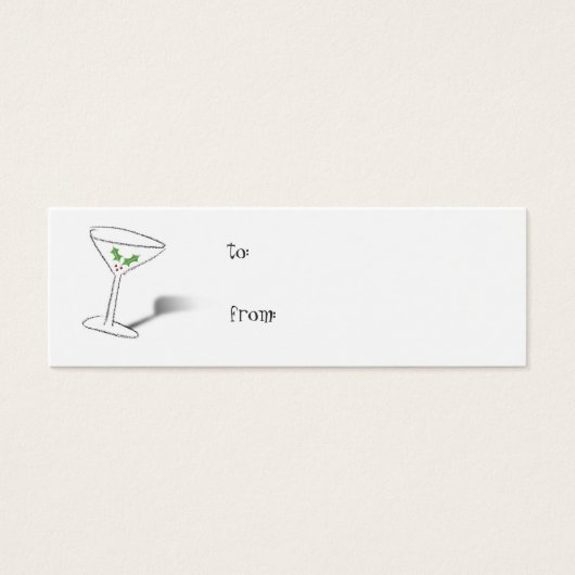 Holiday Cheers Gift Tag (Vorderseite)