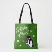 Holiday Cheers Penguin Tasche (Vorderseite)