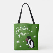 Holiday Cheers Penguin Tasche (Rückseite)