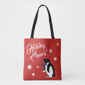 Holiday Cheers Penguin Tasche (Vorderseite)