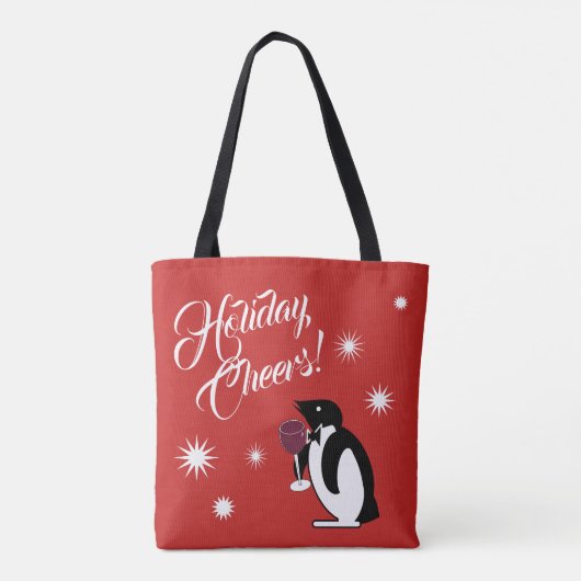 Holiday Cheers Penguin Tasche (Rückseite)
