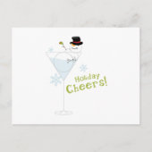 Holiday Cheers Postkarte (Vorderseite)