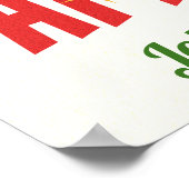 Holiday Chef auf Zuhause - Kundenspezifisches Weih Poster (Ecke)