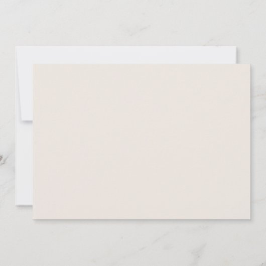 Holiday Chic Botanical | Champagner Horizontal Save The Date (Rückseite)