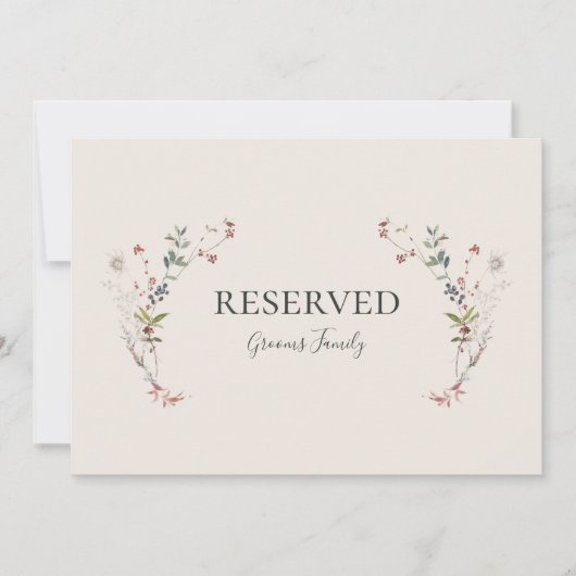 Holiday Chic Botanical | Champagner vorbehaltenes  (Vorderseite)