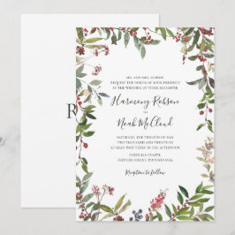 Holiday Chic Botanical | Einladung zur White Weddi