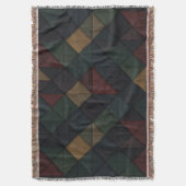 Holiday Chic: Geometrisches Weihnachtsfest Decke (Vorderseite Vertikal)
