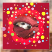 Holiday Chihuahua Fensteraufkleber (Blatt 2)