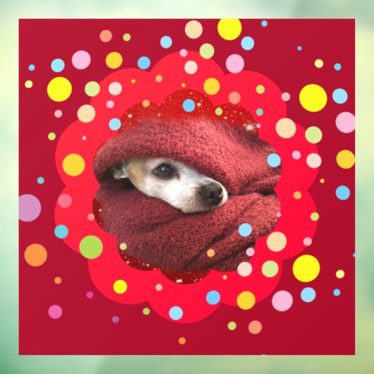 Holiday Chihuahua Fensteraufkleber (Blatt 3)