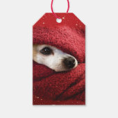 Holiday Chihuahua Gift Tags Geschenkanhänger (Vorderseite)