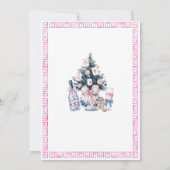 Holiday Chinoiserie Mahjong Einladung (Rückseite)