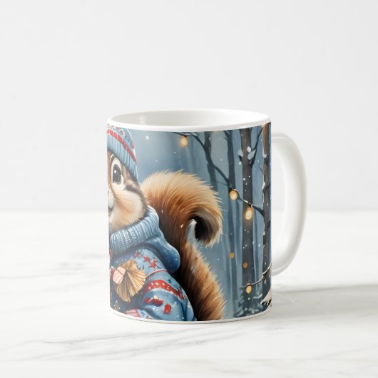 Holiday Chipmunk Kaffeetasse (VorderseiteRechts)