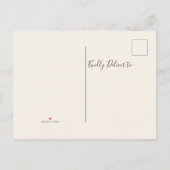 Holiday Christmas Cookie Exchange Einladungspostkarte (Rückseite)