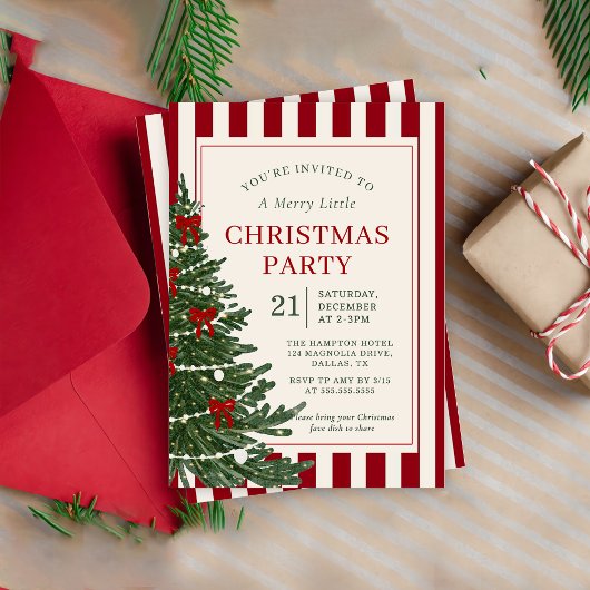 Holiday Christmas Party Invitation invitation Einladung