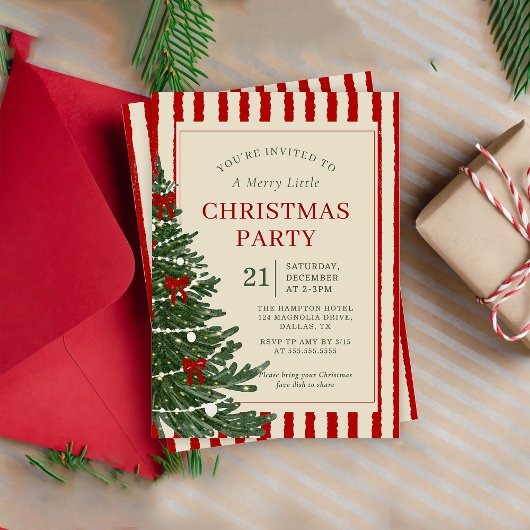 Holiday Christmas Party Invitation invitation Einladung
