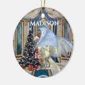 Holiday Christmas Tree Keramik Ornament (Links)