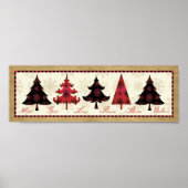 Holiday Christmas Trees Poster (Vorne)