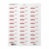 Holiday Circle Banner - Rot & Grün (Vorne)