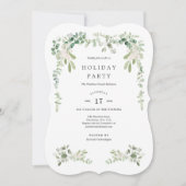 Holiday Classic Mistletoe Einladung zu Weihnachten (Vorderseite)