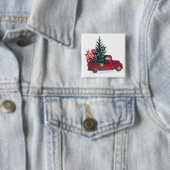 Holiday Classic Red Lieferwagen Truck Button (Beispiel)