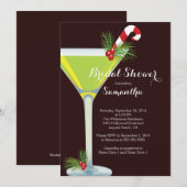 Holiday Cocktail Bridal Dusche Einladung (Vorne/Hinten)
