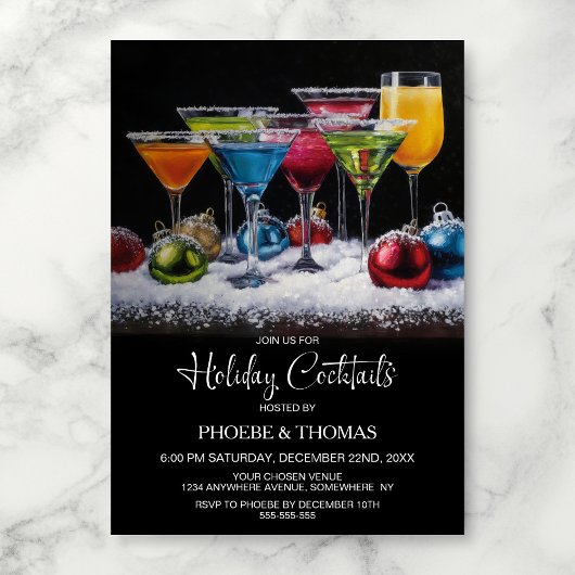 Holiday Cocktail Party Einladung