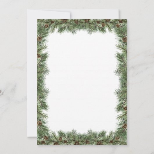 Holiday Cocktail Party Einladung (Rückseite)