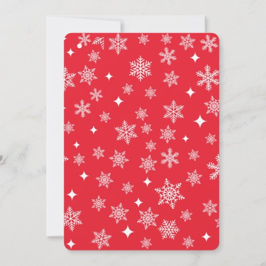 Holiday Cocoa & Cookies Chrismas Treats Einladung (Rückseite)