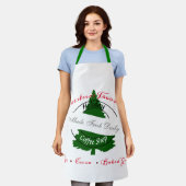 Holiday coffee shop signieren schürze (Getragen)