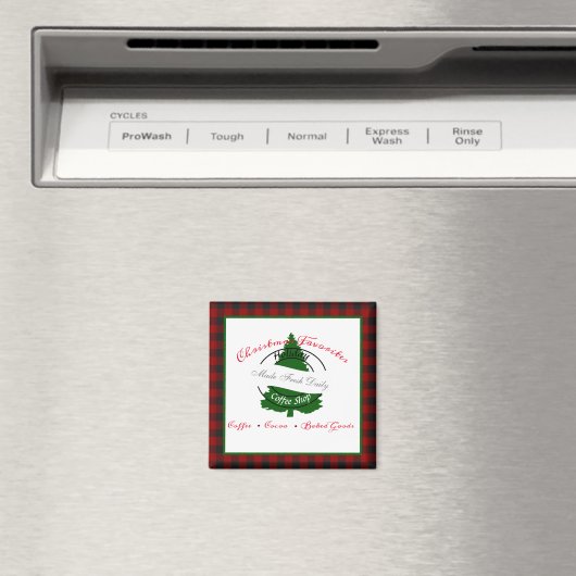 Holiday Coffee Shop - Zeichenmagnet Magnet (In Situ (Geschirrspüler))